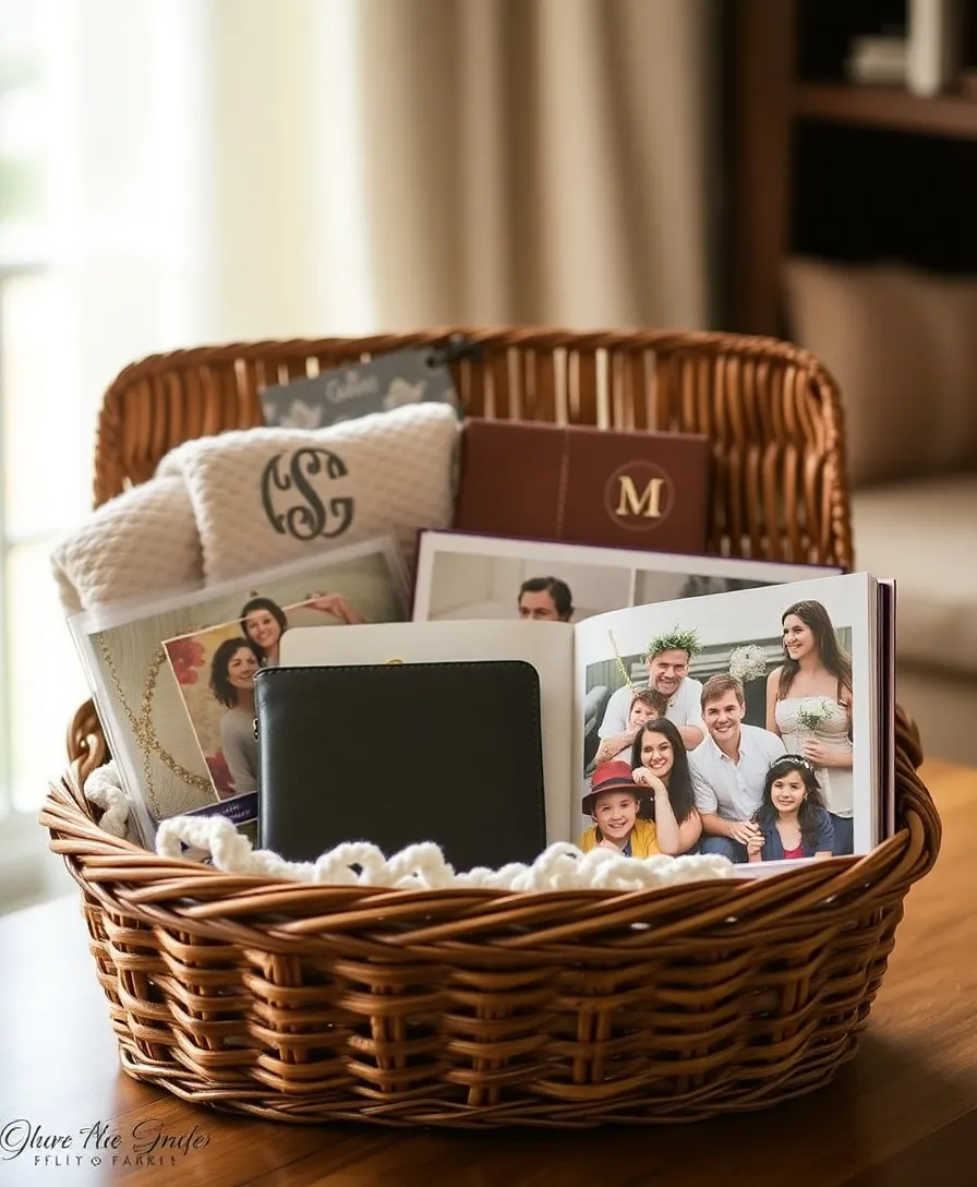 21 Creative Burr Basket Ideas That'll Make Your Best Friend Swoon! - 19. Personalized Touch