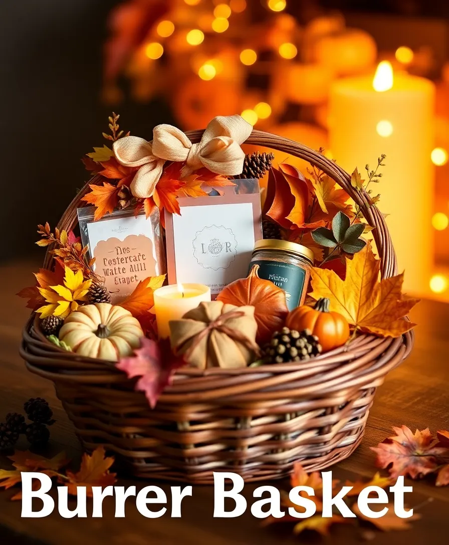 21 Creative Burr Basket Ideas That'll Make Your Best Friend Swoon! - 18. Seasonal Celebration