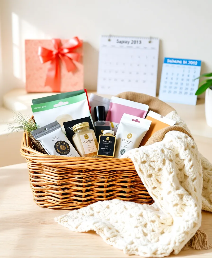 21 Creative Burr Basket Ideas That'll Make Your Best Friend Swoon! - 20. Subscription Surprise